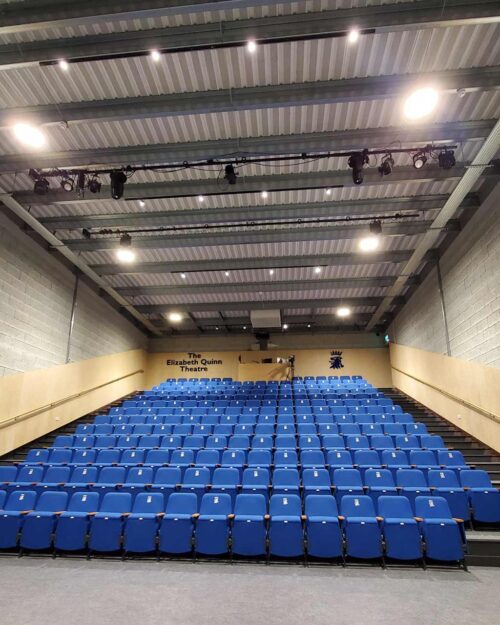 New QEGS auditorium interior