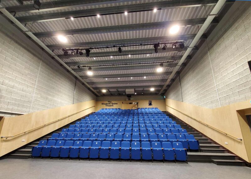 New QEGS auditorium interior
