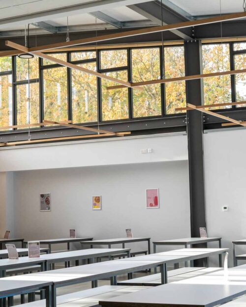 Featured image of the new school canteen interior at Queen Elizabeth's Grammar School (QEGS)