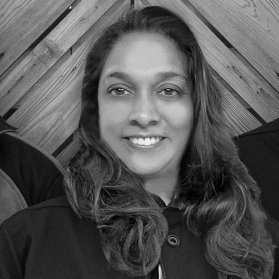 Sam Mohabir, Finance Manager at Kent Structures. Smiling woman with long dark hair.